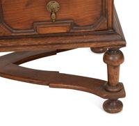 A William and Mary Style Oak Two Door Cabinet