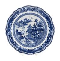 A Chinese Export Blue and White Porcelain Soup Bowl