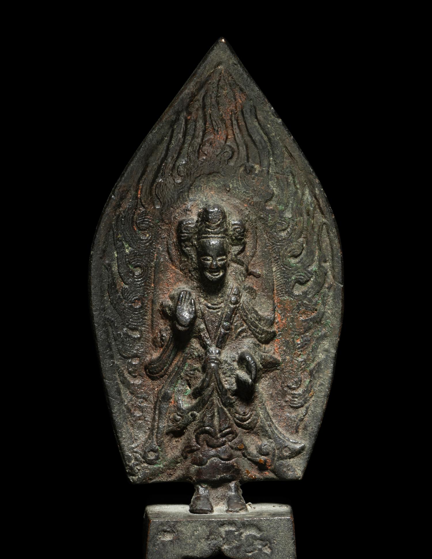 Two Chinese Bronze Figures of Bodhisattvas