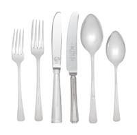 A Contemporary English Silver-Plate Flatware Service