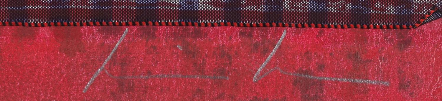 Untitled (Maroon Face)