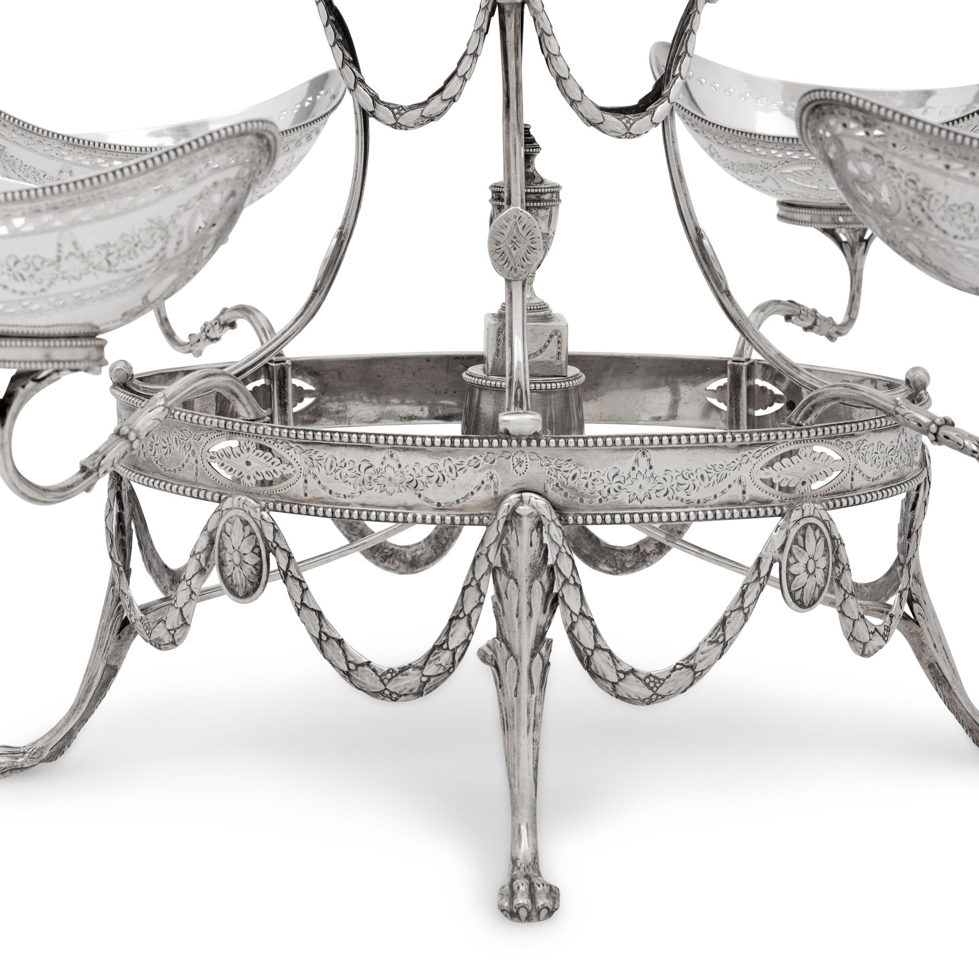 A George III Silver Epergne