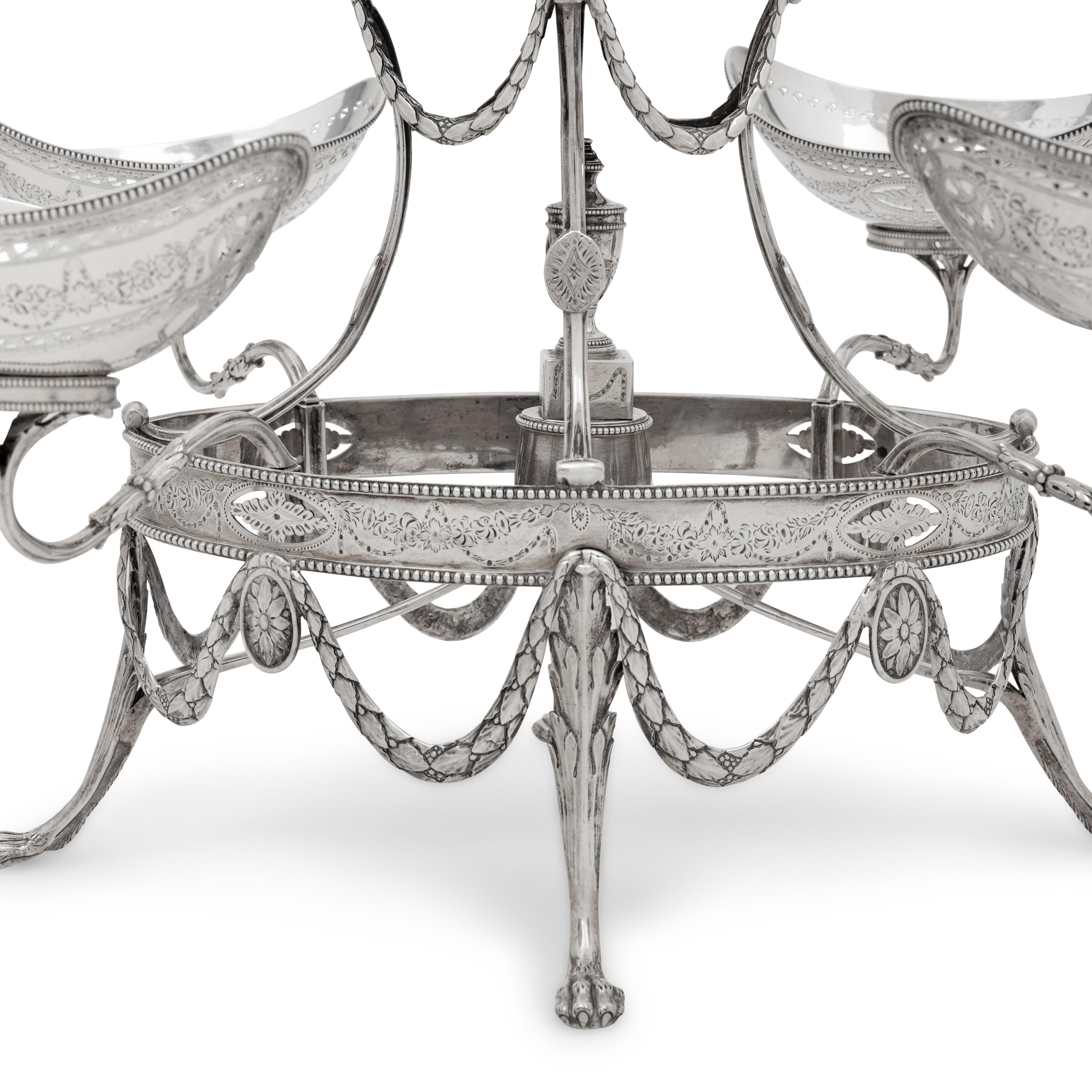 A George III Silver Epergne