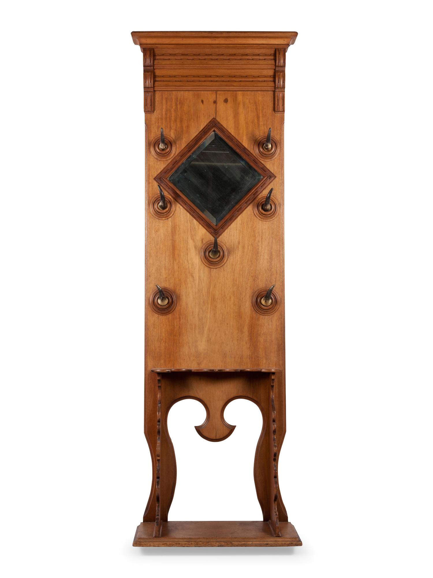 Victorian Style Horn Hall Tree