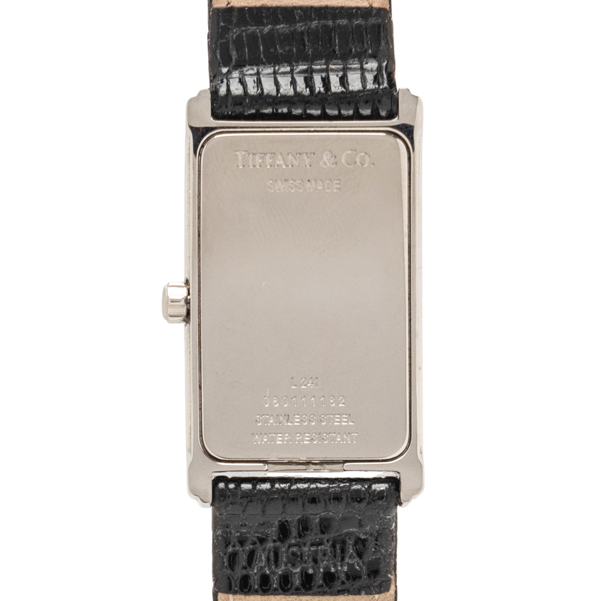 TIFFANY & CO., STAINLESS STEEL WATCH