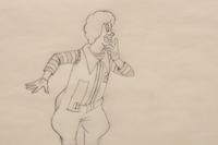 Ronald McDonald TV Commercial Production Cel and Animation Drawing.