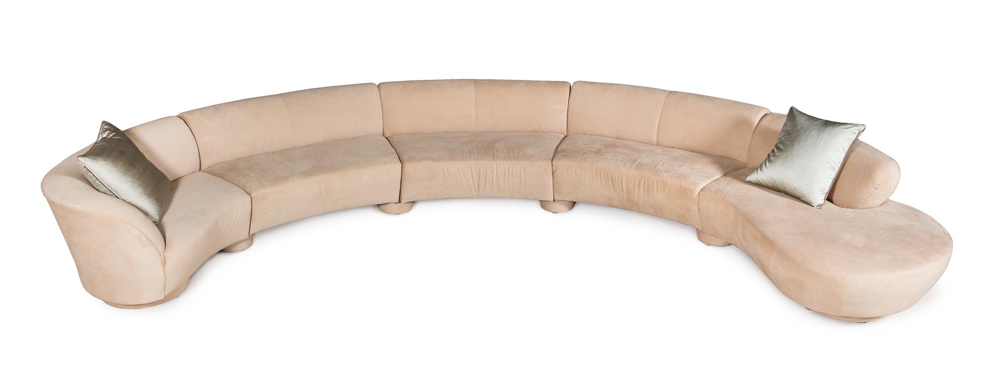 Vladimir Kagan (American, 1927-2016), DIRECTIONAL, 1970s, a large sectional sofa
