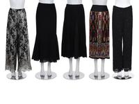 Five Designer Skirts and Pants: One Emanuel Ungaro, One Chloe, One Chanel, One Christian Lacroix, and One Badgley Mischka
