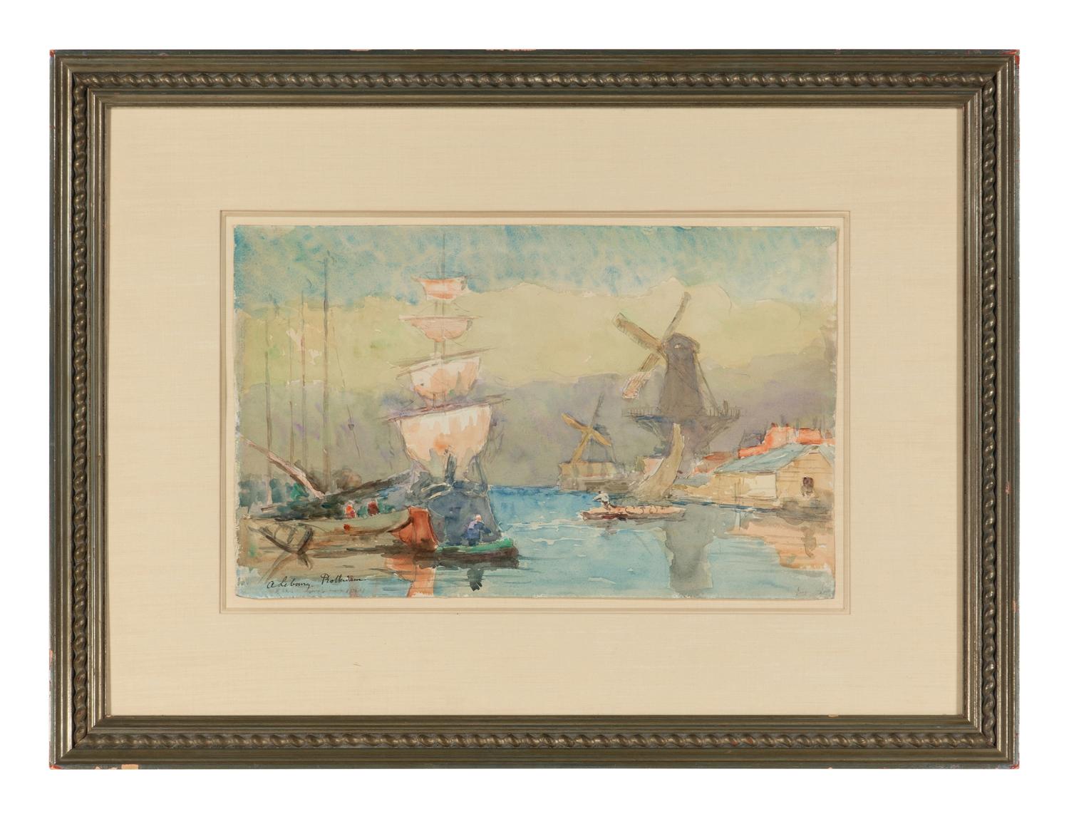 Le Port de Rotterdam , 1897