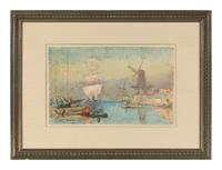 Le Port de Rotterdam , 1897