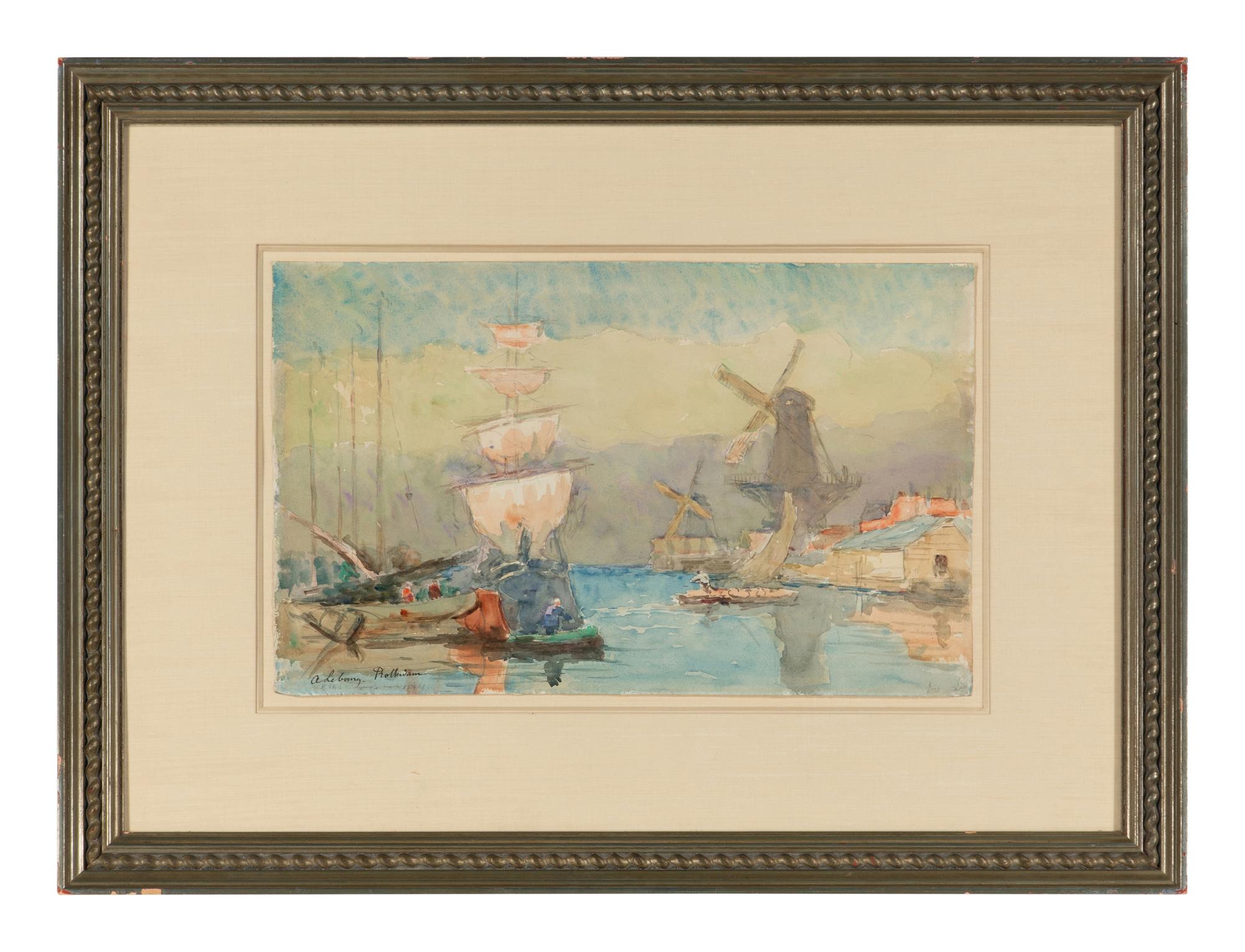 Le Port de Rotterdam , 1897