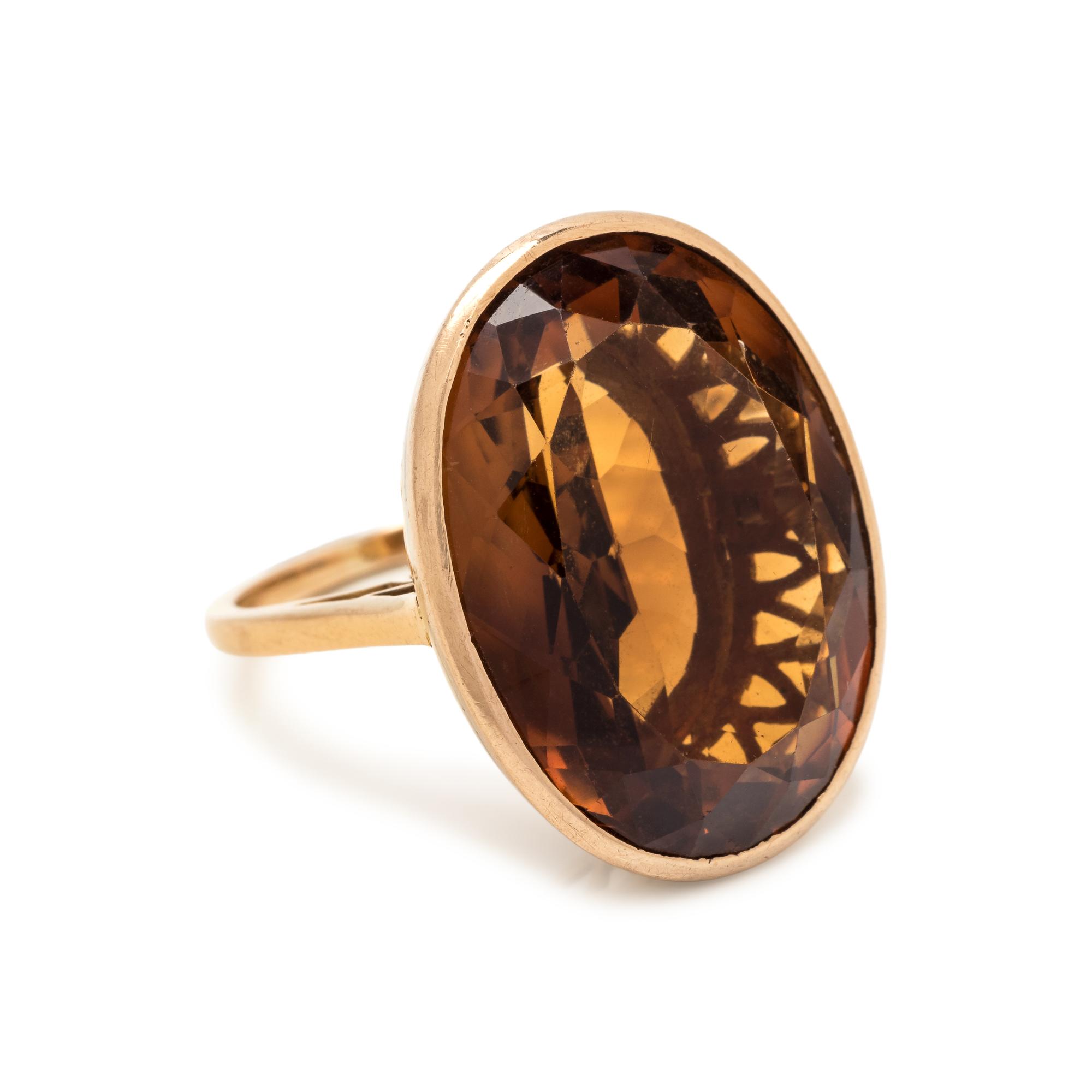 CITRINE RING