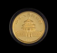 A China 1987 Panda Five Gold Coin Proof Set