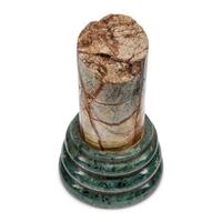 A Group of Ten Italian Grand Tour Style Marble Column Ornaments