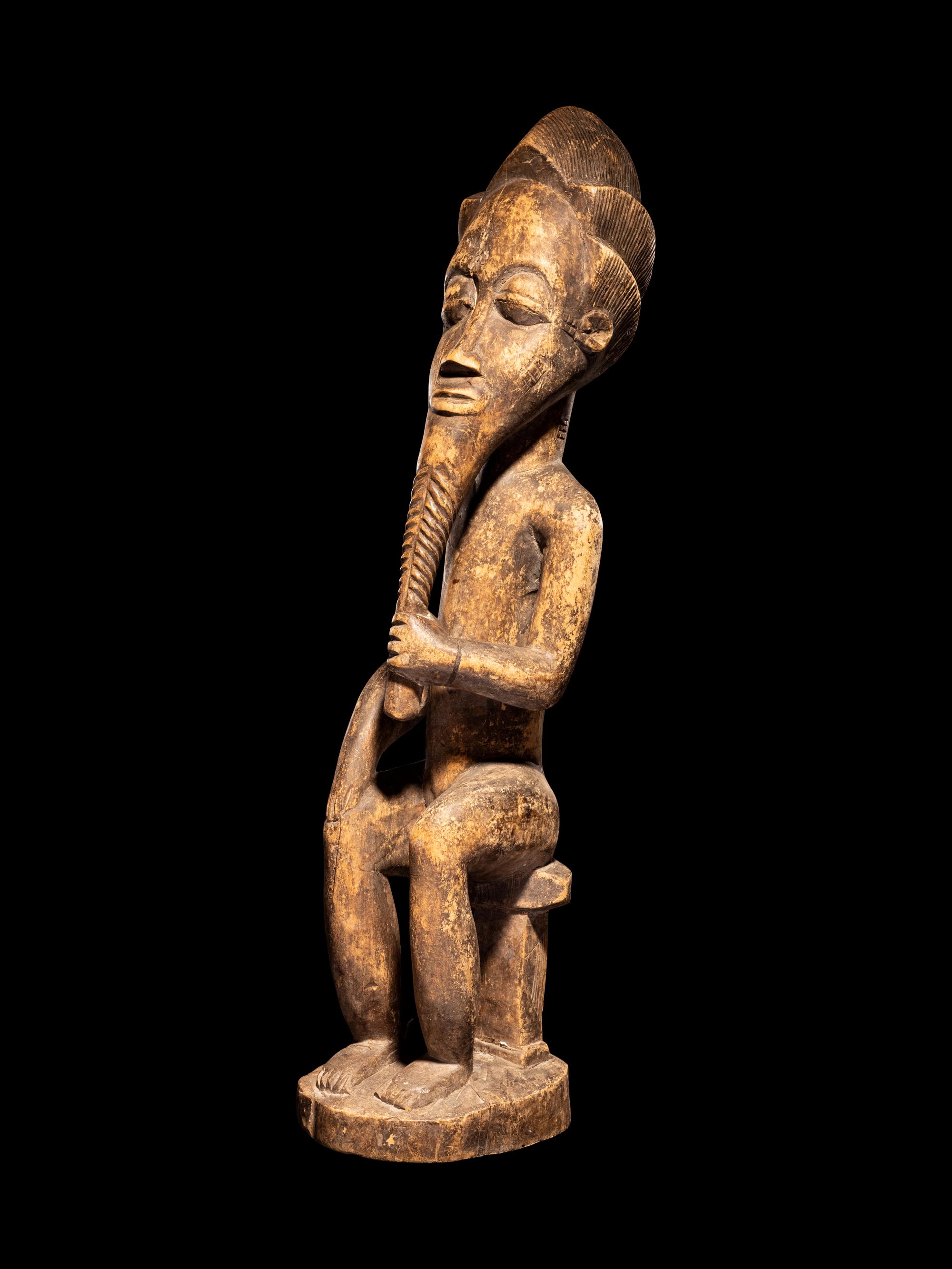 An African Wood Male Figure