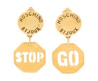 A Pair of Moschino Drop Earclips,