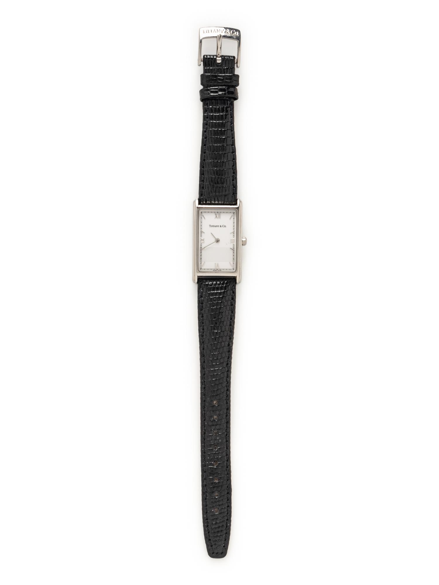 TIFFANY & CO., STAINLESS STEEL WATCH