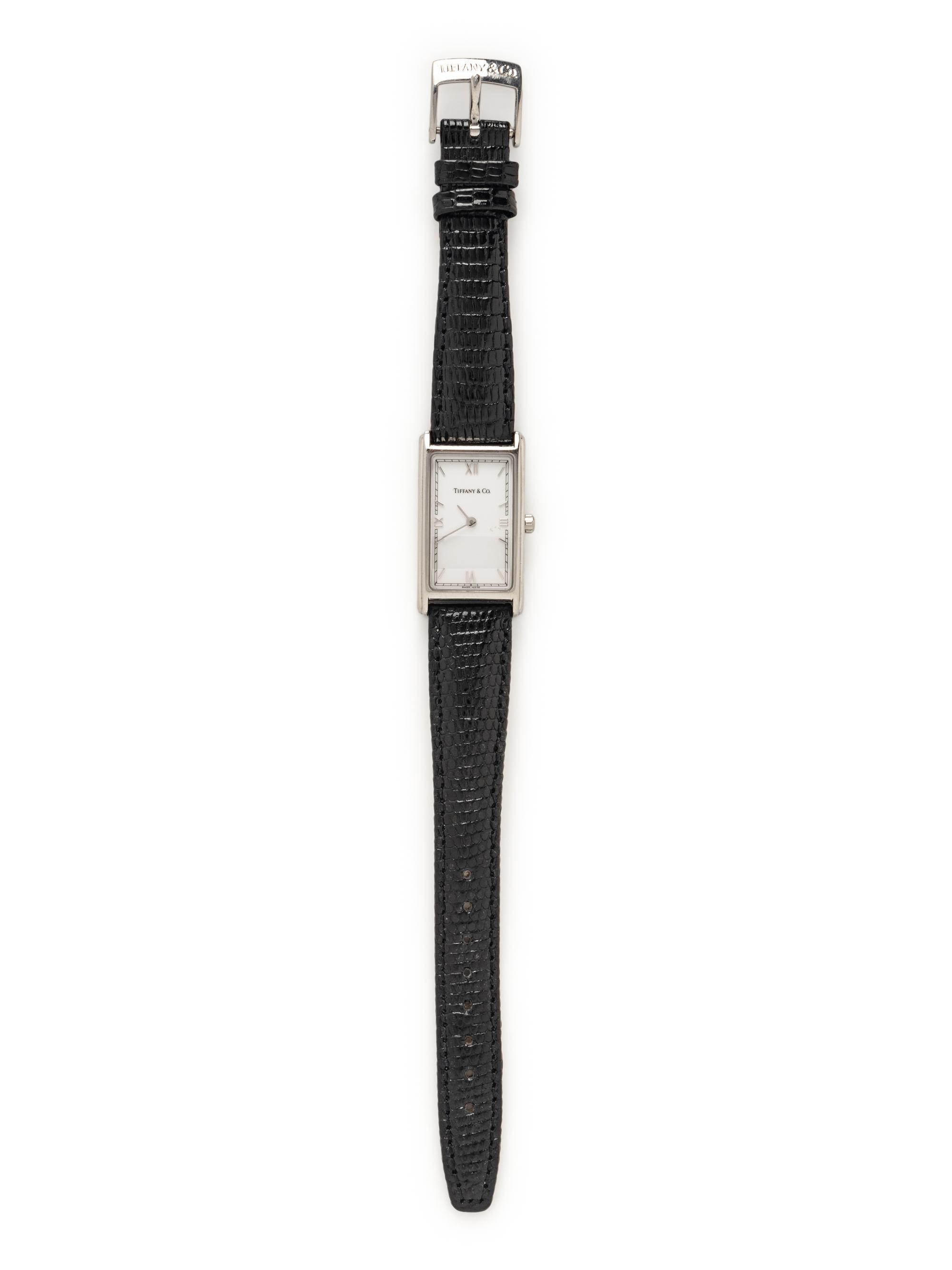 TIFFANY & CO., STAINLESS STEEL WATCH