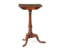 A Queen Anne Cherrywood Candlestand with Under Drawer