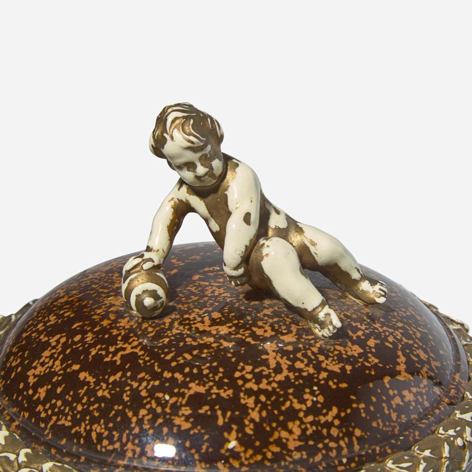 A Pair of Wedgwood & Bentley White Terracotta Porphyry Chimney Ornaments UK, 1770s