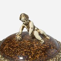 A Pair of Wedgwood & Bentley White Terracotta Porphyry Chimney Ornaments UK, 1770s