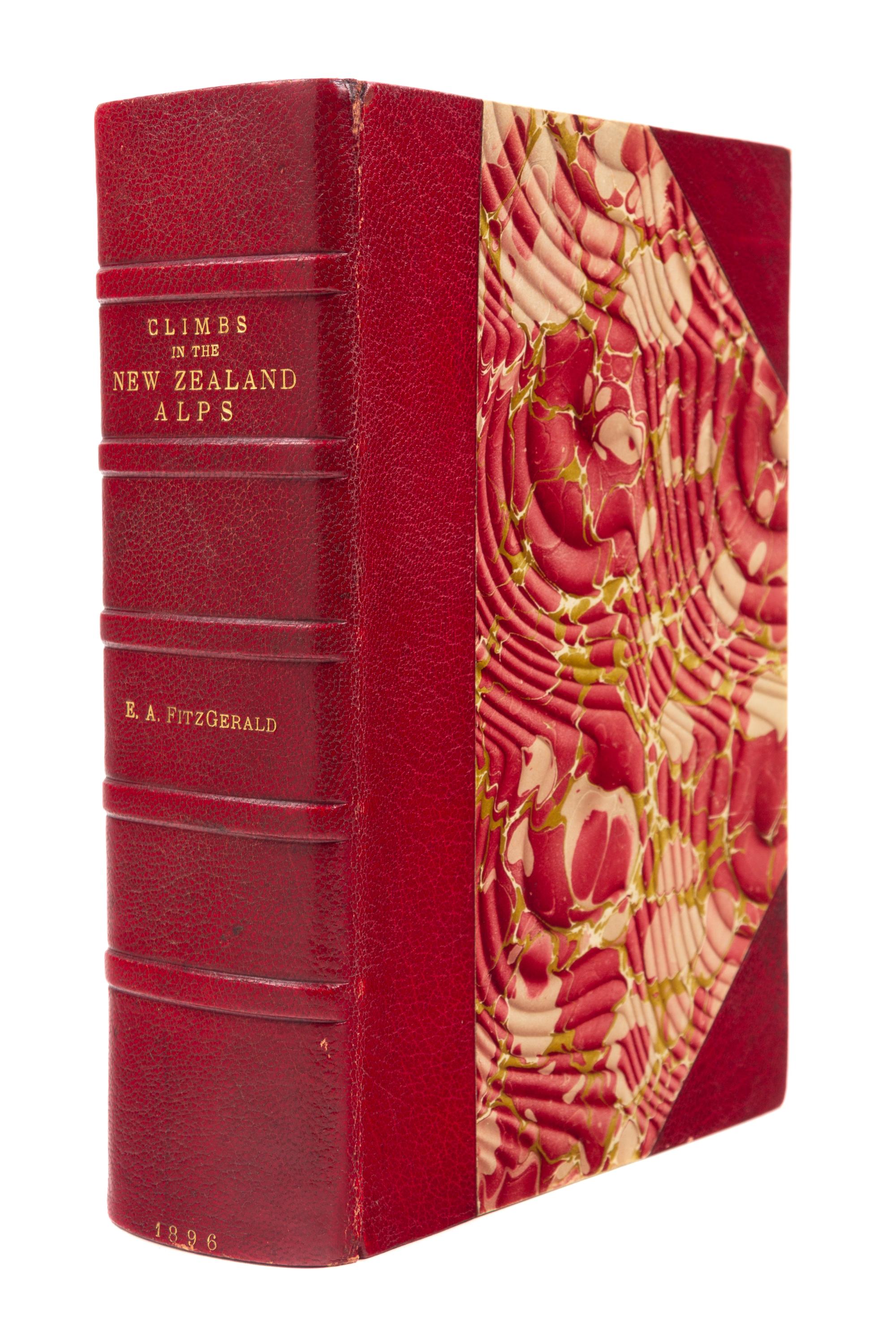 FITZGERALD, Edward Arthur (1871-1931). Climbs in the New Zealand Alps. FIRST EDITION, LIMITED ISSUE.