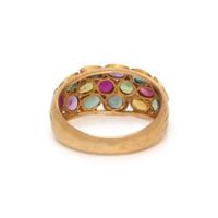 MULTIGEM RING AND EARRINGS