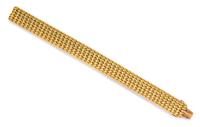 An 18 Karat Yellow Gold Bracelet, Van Cleef & Arpels, 52.30 dwts.