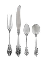 An American Silver Flatware Service