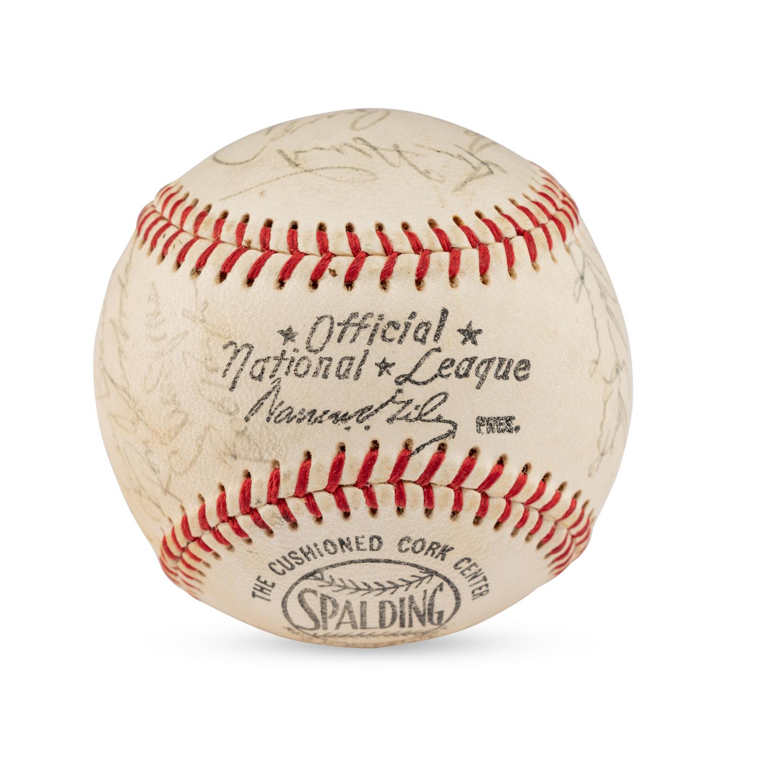 A 1966 New York Mets Team Signed Autograph Baseball