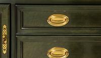 A Bernhardt Dark Green Stained Sideboard