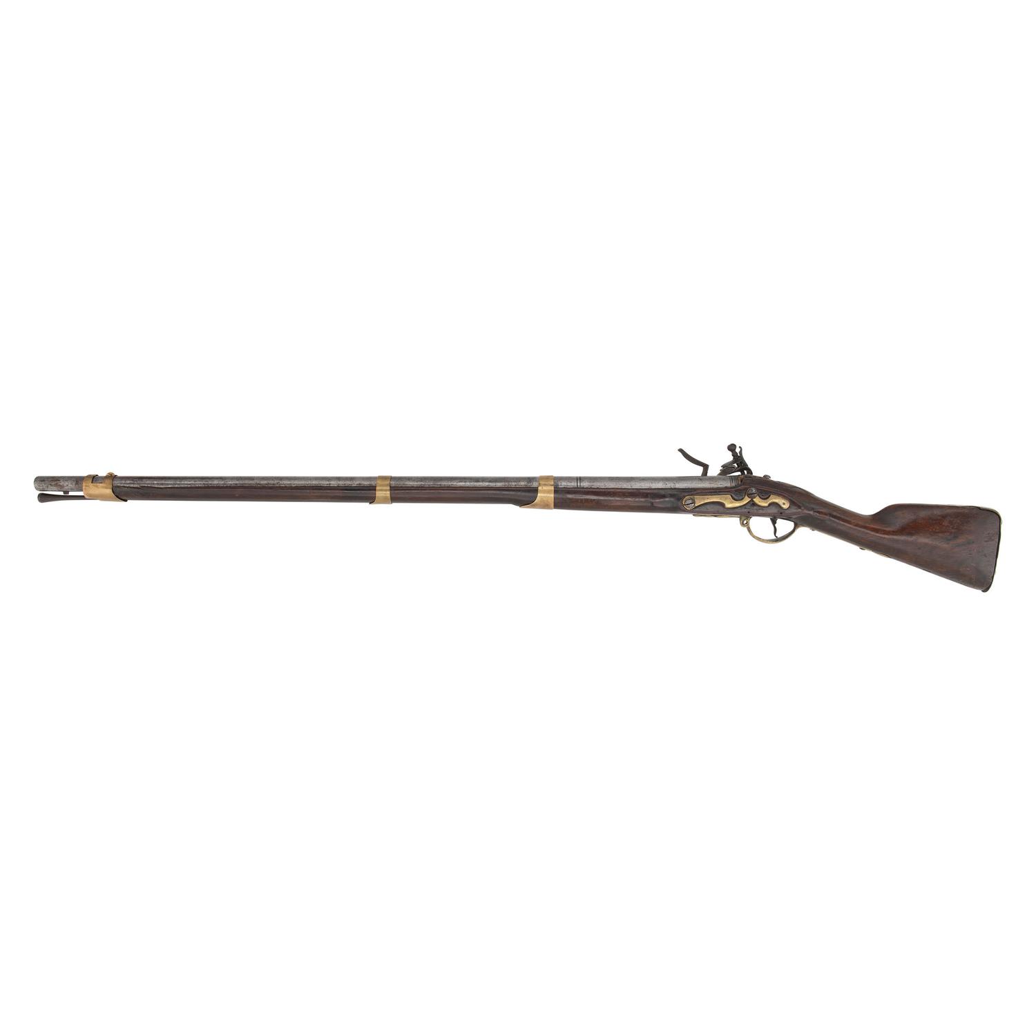 18th Century Dutch Flintlock Musket Rebuilt and Upgraded with Barrel Bands