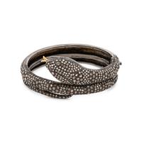 DIAMOND SNAKE BANGLE BRACELET