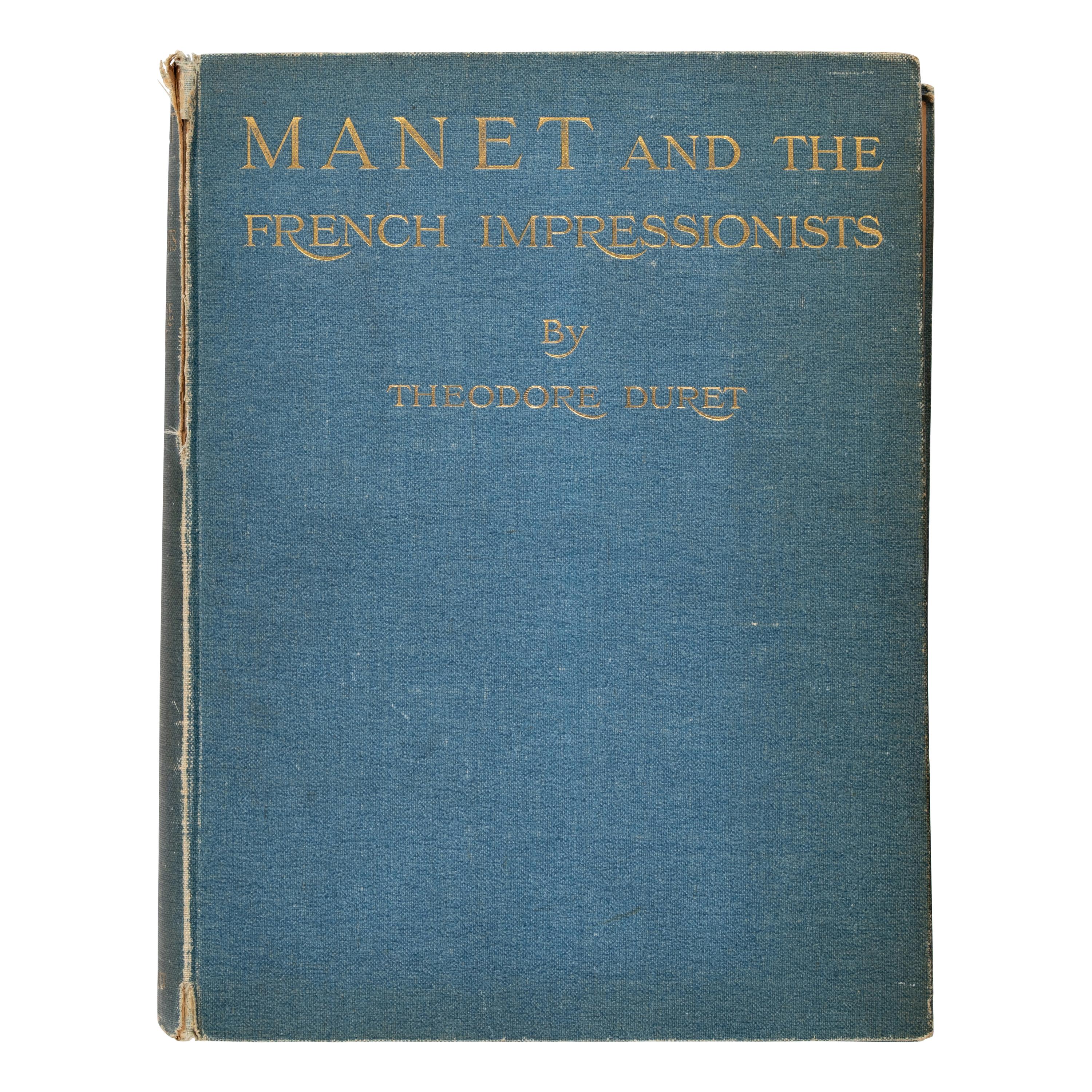 Duret, Théodore (1838-1927). Manet and the French Impressionists . J.E. Crawford Flitch, translator. Philadelphia: J.P. Lippincott, 1910.