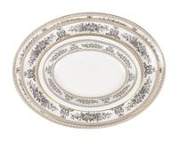 A Wedgwood Black Columbia Dinner Service