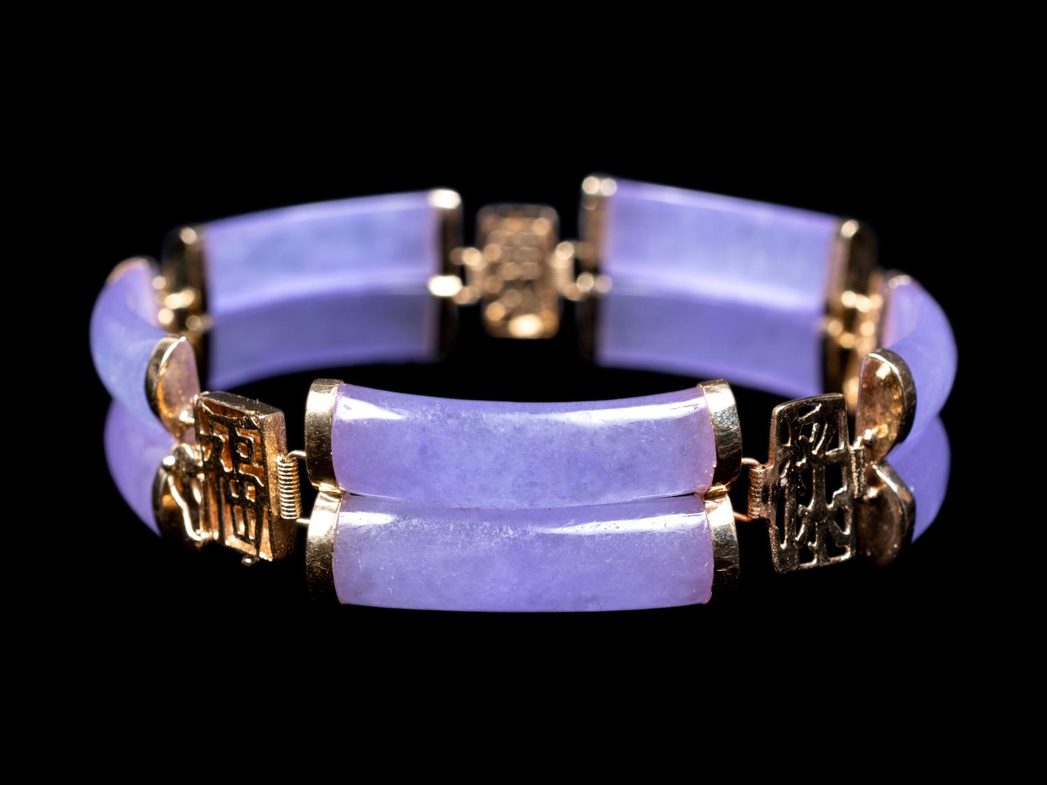 A Collection of Chinese Jadeite Bracelets