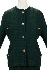 Chanel Green Skirt Suit, 1980-90s