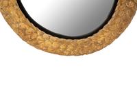 A Pair of Giltwood Snake Motif Mirrors