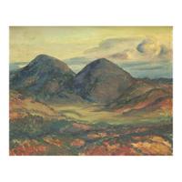 John French Sloan (American, 1871–1951) Twin Hills, Santa Fe