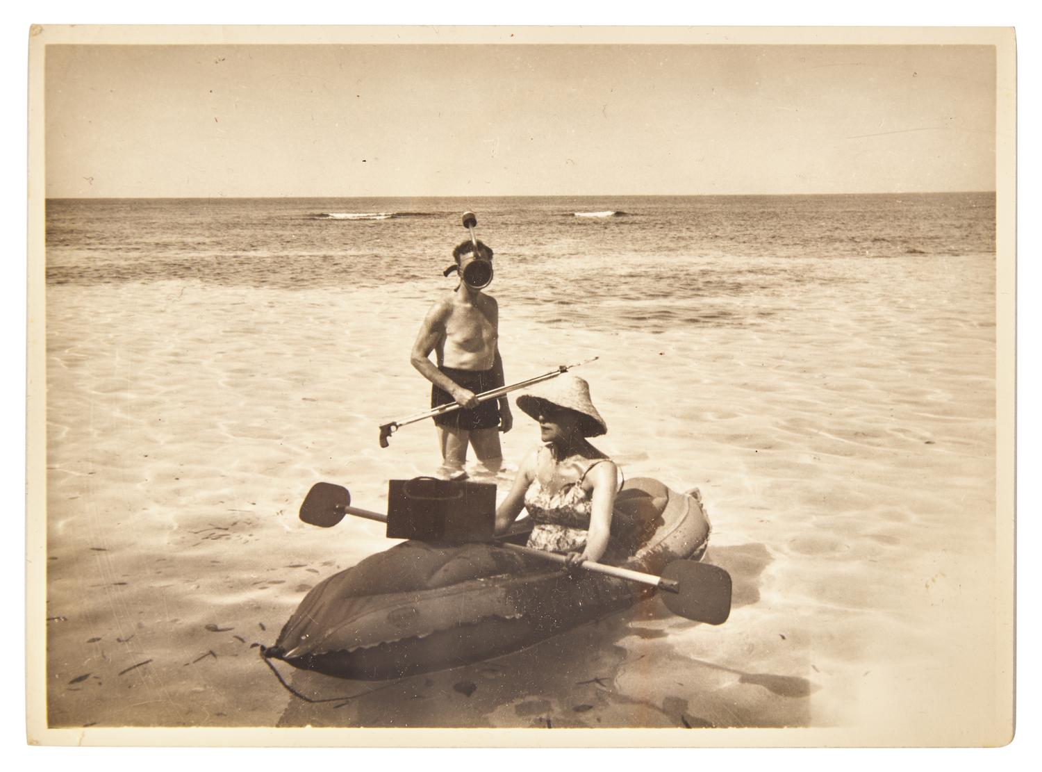 [Literature] [Fleming, Ian] Group of 2 Unpublished Photographs, and 6 First Editions
