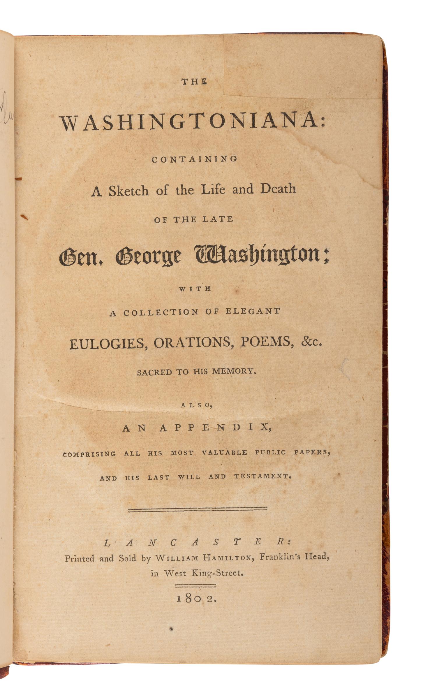 [AMERICANA]. A group of 22 works relating to late-18th through early-20th-century American history, including: