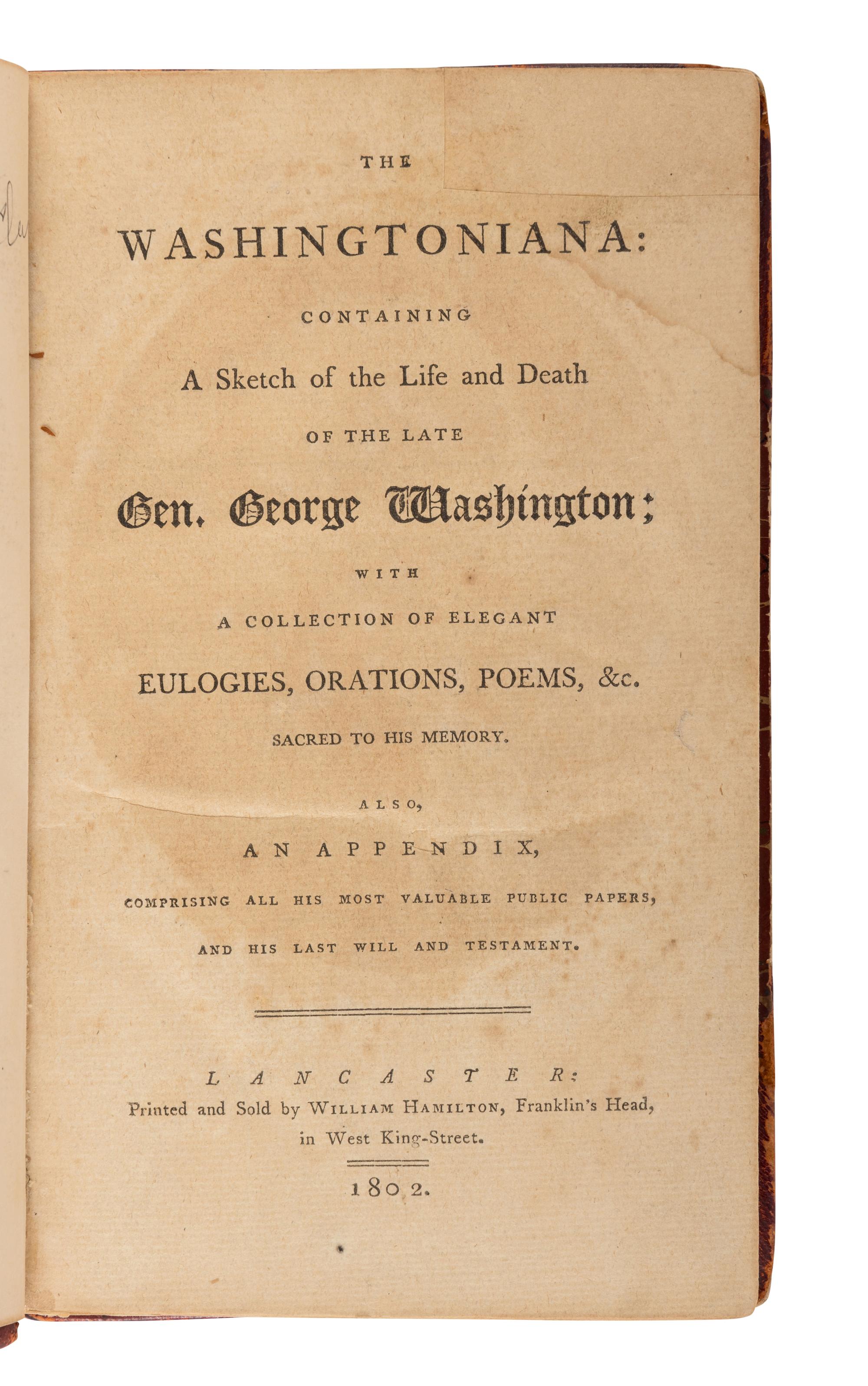 [AMERICANA]. A group of 22 works relating to late-18th through early-20th-century American history, including: