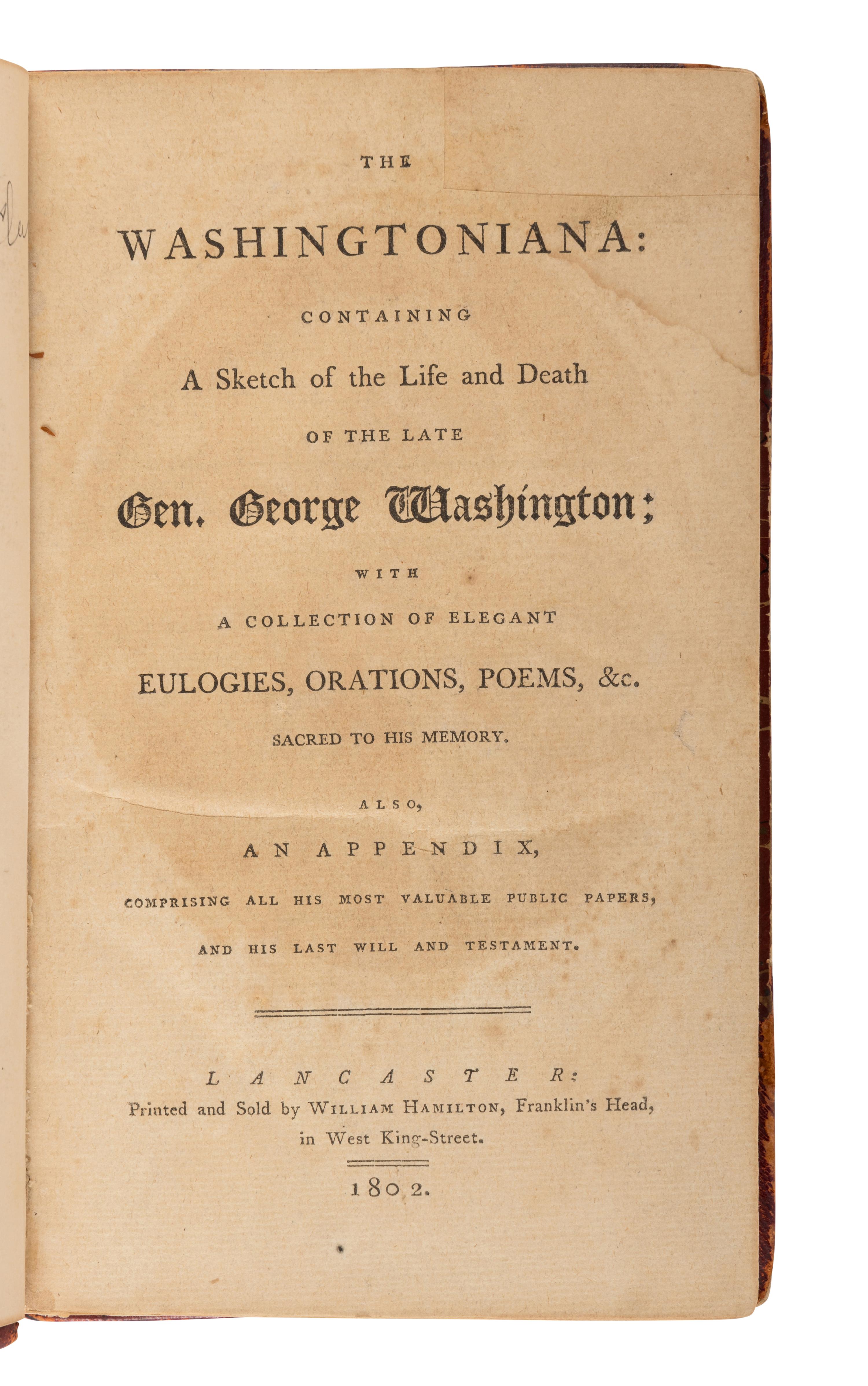 [AMERICANA]. A group of 22 works relating to late-18th through early-20th-century American history, including: