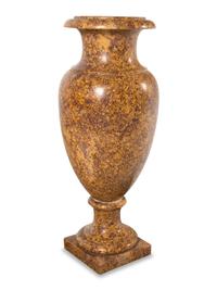 A Continental Brocatelle d'Espagne Marble Urn