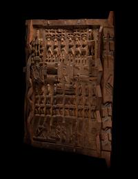 A Dogon Wood Granary Door