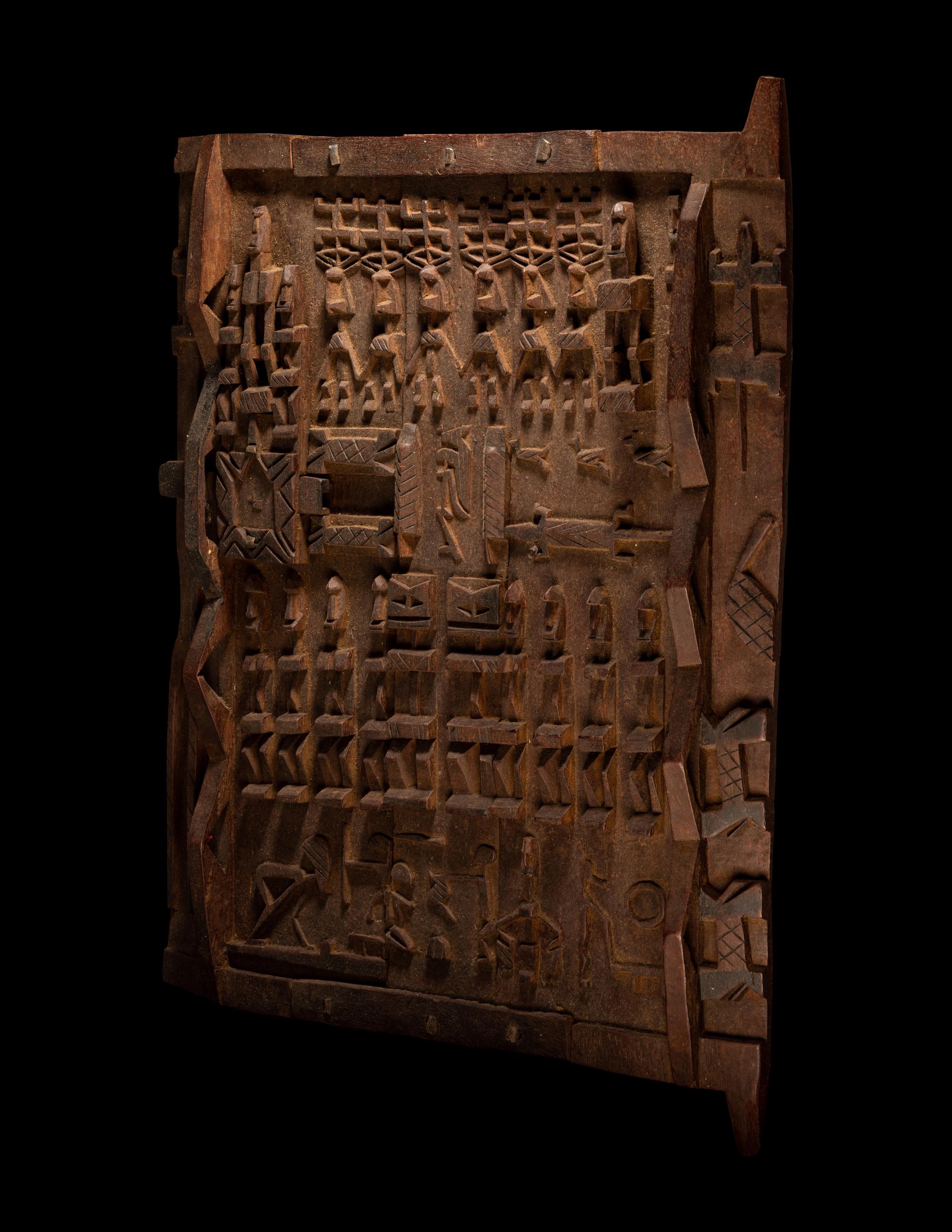 A Dogon Wood Granary Door
