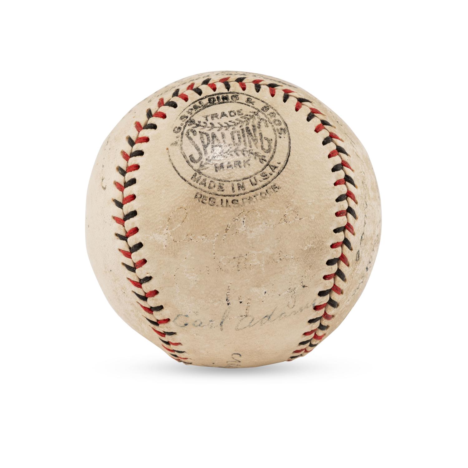 A 1931 World Series Champions St. Louis Cardinals Team Signed Autograph Baseball (Beckett Authentication Services Letter of Authenticity)