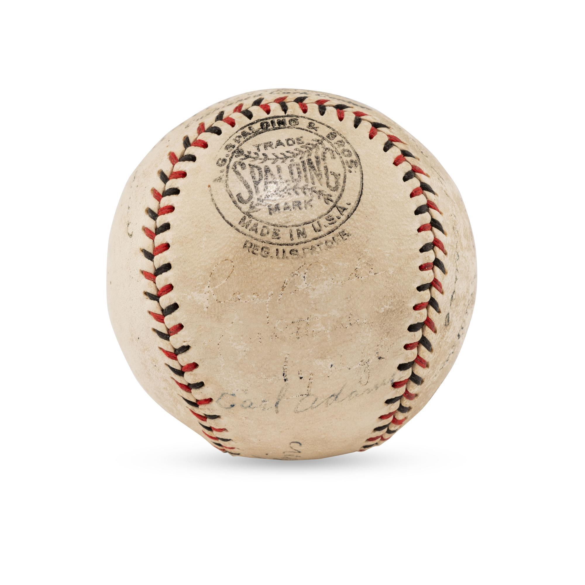 A 1931 World Series Champions St. Louis Cardinals Team Signed Autograph Baseball (Beckett Authentication Services Letter of Authenticity)
