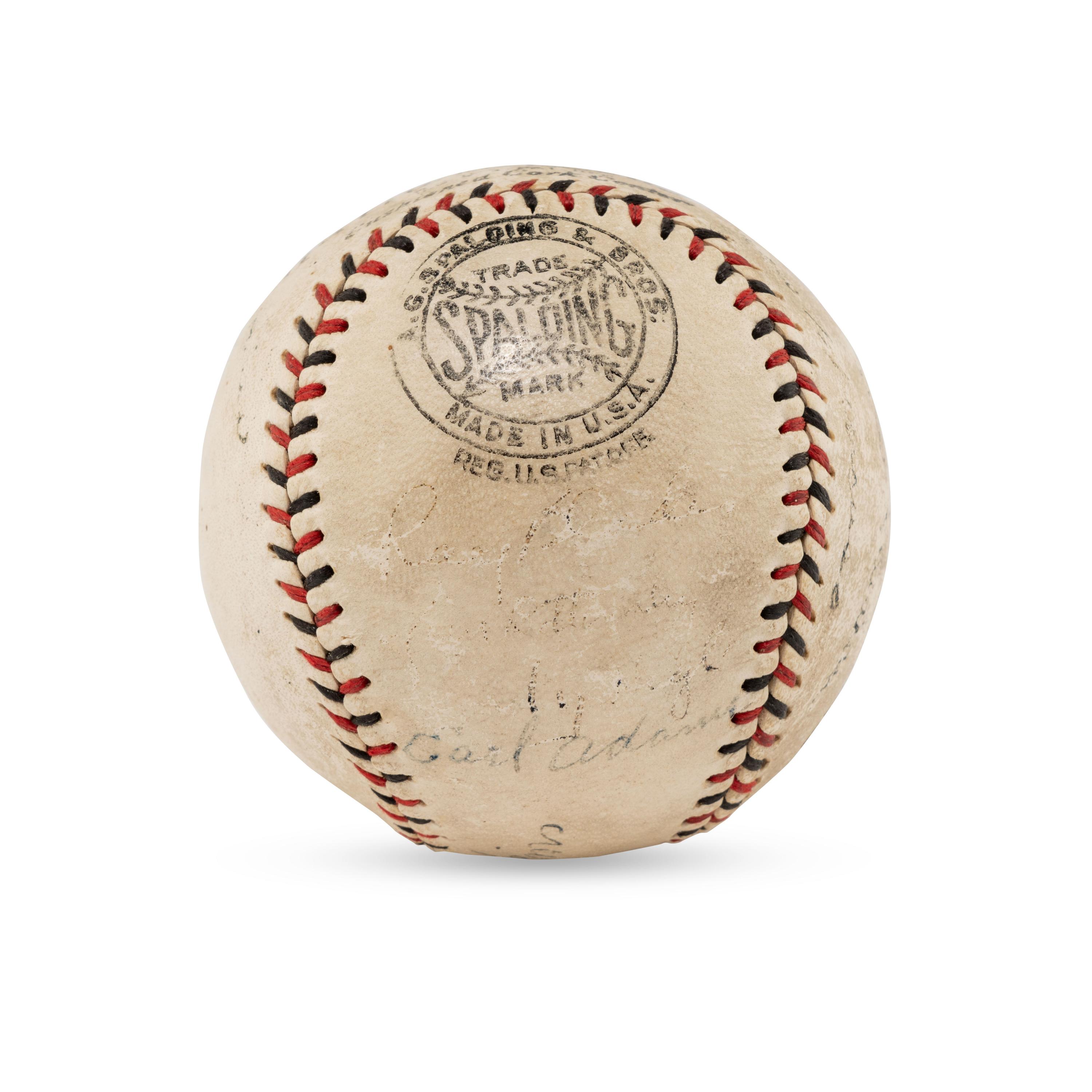 A 1931 World Series Champions St. Louis Cardinals Team Signed Autograph Baseball (Beckett Authentication Services Letter of Authenticity)