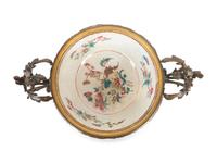 A Gilt Bronze Mounted Chinese Export Porcelain Bowl and Cover — 18TH CENTURY, Mounts 19TH CENTURY